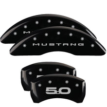 Load image into Gallery viewer, MGP Rear set 2 Caliper Covers Engraved Rear 2015/50 Yellow finish black ch 10203RM52YL