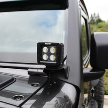 Load image into Gallery viewer, Westin 18-19 Jeep Wrangler Pillar LED Light Mount - Textured Black