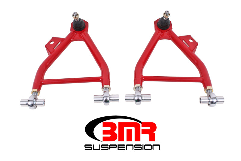 BMR 94-04 Mustang Lower A-Arms (Coilover Only) w/ Adj. Rod End and STD. Ball Joint - Red - GTR Auto