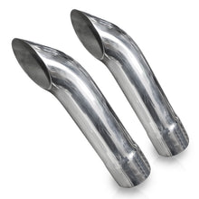 Load image into Gallery viewer, Stainless Works Extended Turn Down Tips- 2 1/2in ID Inlet 2 1/2in Body