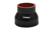 Load image into Gallery viewer, Vibrant 4 Ply Reducer Coupling 1.375in x 1in x 3in Long - Black 19716