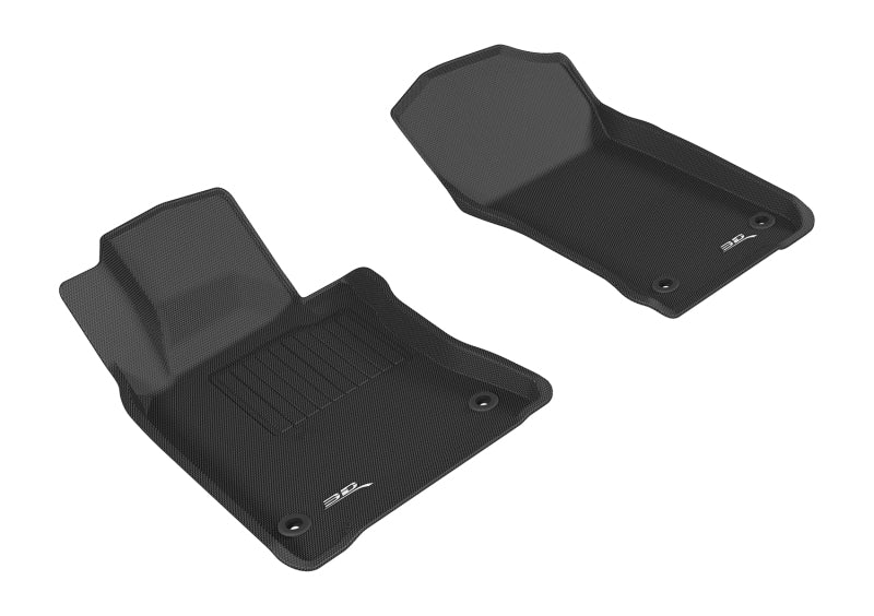 3D MAXpider 2017-2019 Infiniti Q60 Kagu 1st Row Floormat - Black - GTR Auto