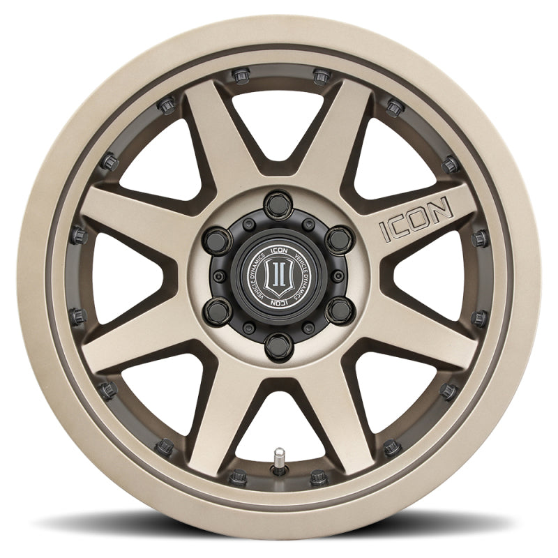 ICON Rebound Pro 17x8.5 5x5 -6mm Offset 4.5in BS 71.5mm Bore Bronze Wheel - GTR Auto