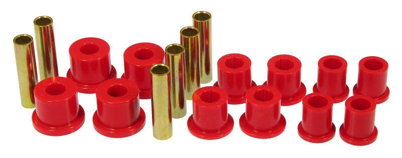 Prothane 89-95 Ford Ranger Spring & Shackle Bushings - Red - GTR Auto