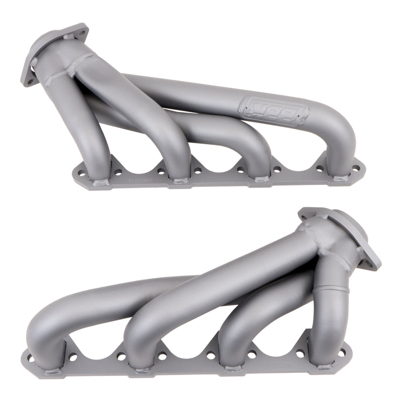 BBK 79-93 Mustang 351 Swap Shorty Unequal Length Exhaust Headers - 1-5/8 Titanium Ceramic - GTR Auto