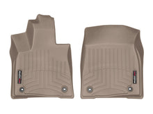 Load image into Gallery viewer, WeatherTech 2016+ Lexus RX Front FloorLiner - Tan