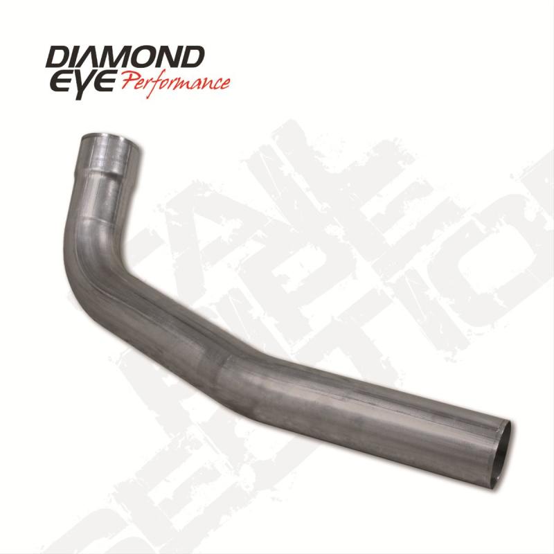 Diamond Eye Tail Pipe 4in 2ND SEC TURBO/CB SGL AL FORD 6.0L F250/350 03-07 CORS SS PART 161003 - GTR Auto