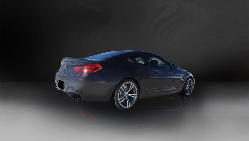 Corsa 2012-2017 BMW M6 F12 / F13 / F06 Black Sport Axle-Back Exhaust - GTR Auto