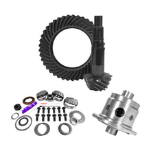 Load image into Gallery viewer, Yukon Gear 11.25in Dana 80 3.73 Rear Ring &amp; Pinion Install Kit 35 Spline Positraction 4.125in BRG