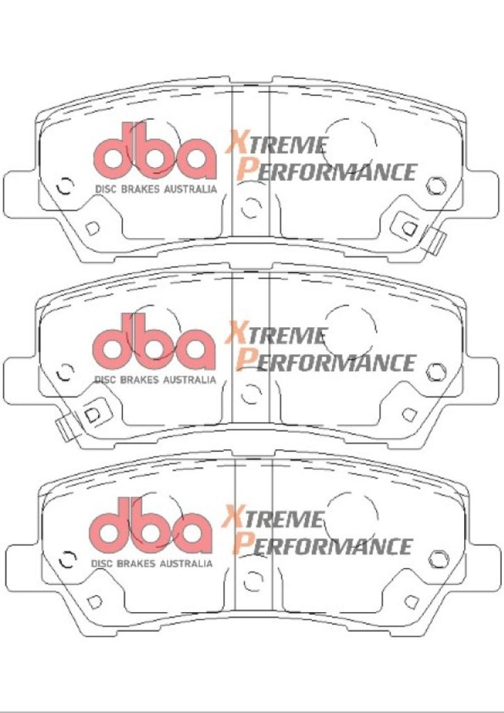 DBA 15-17 Ford Mustang GT V8 w/Brembo Brakes XP650 Rear Brake Pads - GTR Auto