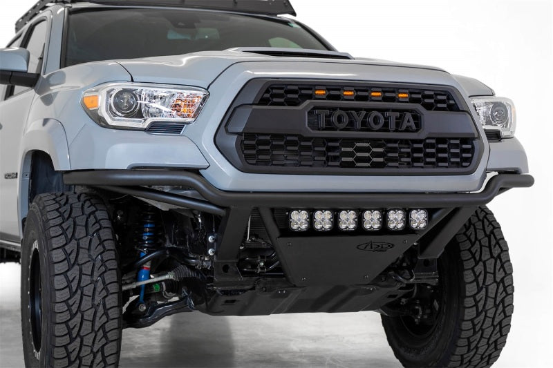 Addictive Desert Designs 16-20 Toyota Tacoma PRO Bolt-On Front Bumper - Hammer Black - GTR Auto