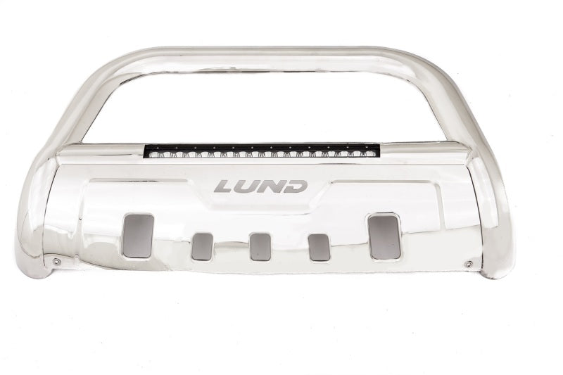 Lund 10-17 Dodge Ram 2500 Bull Bar w/Light & Wiring - Polished - GTR Auto