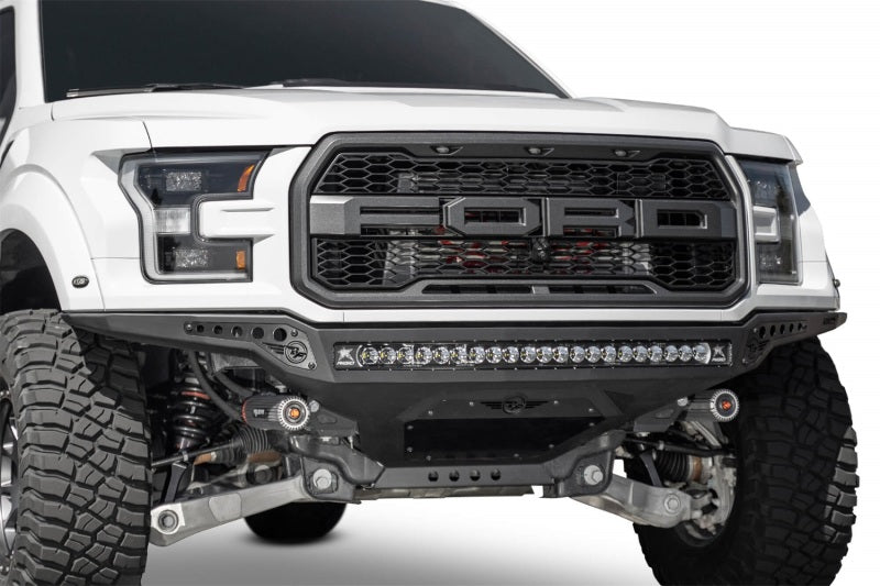 Addictive Desert Designs 17-20 Ford F-150 Raptor Rock Fighter Frame Cut Front Bumper - GTR Auto