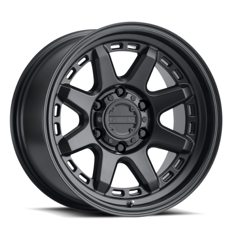Raceline 947B Scout 16x8in / 5x127 BP / 0mm Offset / 78.1mm Bore - Satin Black Wheel 947B-68050-00