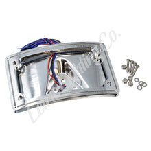 Load image into Gallery viewer, Letric Lighting 99-03 Sportster Perfect Plate Light Chrome Curved License Plate Frame