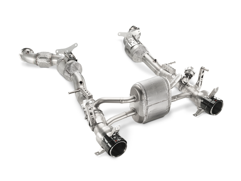 Akrapovic 16-17 Ferrari 488 GTB/488 Spyder Slip-On Line (Titanium) w/ Carbon Tips - GTR Auto