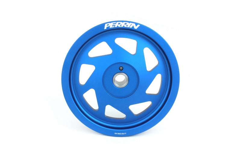 PERRIN 19-21 Subaru WRX / 16-18 Forester / 15-19 Legacy Lightweight Crank Pulley - Blue - GTR Auto