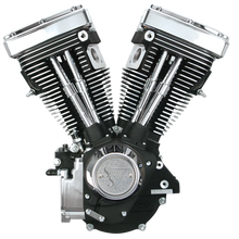 Load image into Gallery viewer, S&amp;S Cycle 84-99 BT V80 Long Block Engine - Wrinkle Black