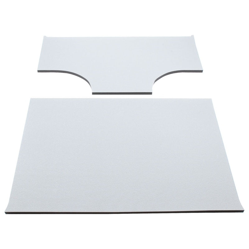 DEI 03-06 Jeep Wrangler TJ 2-Door w/Speaker Pods Boom Mat Headliner - 2 Piece - White - GTR Auto