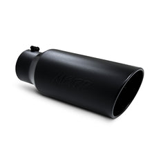Load image into Gallery viewer, MBRP Universal Tip 7in O.D. Rolled End 5in inlet 18in length Black - GTR Auto