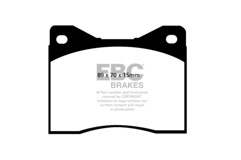 EBC 96-00 Ac Ace 5.0 Greenstuff Front Brake Pads - GTR Auto