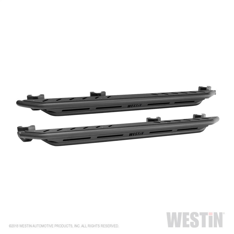Westin/Snyper 2018+ Jeep Wrangler JL Unlimited 4DR Triple Tube Rock Rail Steps - Textured Black - GTR Auto