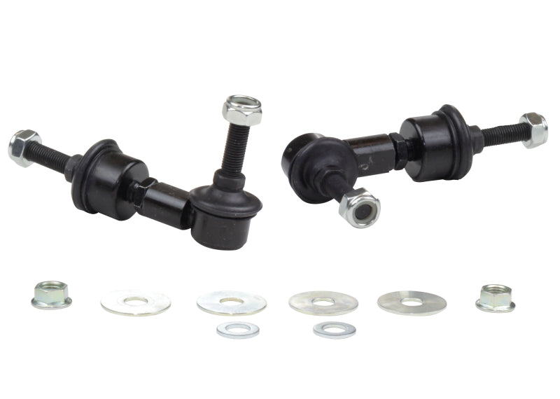Whiteline 5/05+ Ford Focus / 04+ Mazda 3 BK Rear Swaybar Link Kit H/Duty Adj Steel Ball - GTR Auto