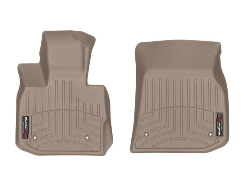 WeatherTech 2018+ BMW X3 Front FloorLiner - Tan - GTR Auto