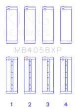 Load image into Gallery viewer, King Engine Bearings Nissan VQ35DE Performance Main Bearing Set - Size STDX