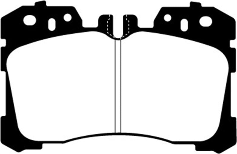 EBC 07+ Lexus LS460 4.6 Greenstuff Front Brake Pads - GTR Auto