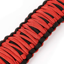 Load image into Gallery viewer, Rugged Ridge Paracord A-Pillar Grab Handle Red 07-18 Jeep Wrangler JK 13305.80