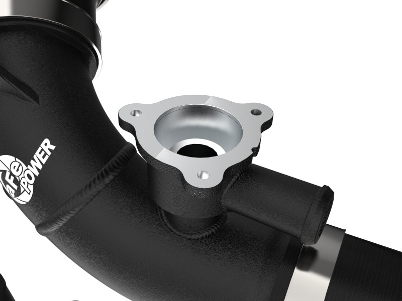 aFe 2022 Toyota Tundra V6-3.5L (tt) BladeRunner 2.5in Aluminum Hot Charge Pipe - Black - GTR Auto