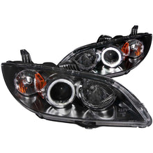 Load image into Gallery viewer, ANZO 2004-2008 Mazda 3 Projector Headlights w/ Halo Black (CCFL) - GTR Auto
