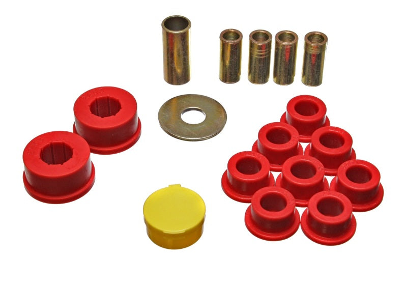 Energy Suspension 79-85 Mazda RX7 Red Rear Watts Link Set - GTR Auto