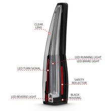Load image into Gallery viewer, ANZO 2007-2014 Chevrolet Tahoe Led Taillights Red/Clear