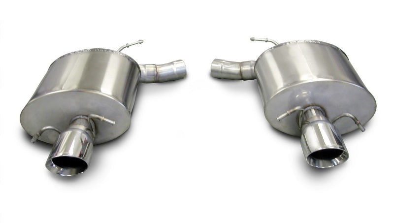 Corsa 2009-2014 Cadillac CTS Sedan V 6.2L V8 Polished Sport Axle-Back Exhaust - GTR Auto