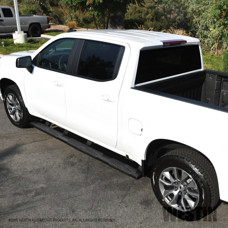 Westin 2019 Chevrolet Silverado/Sierra 1500 Crew Cab (5.5ft) R5 Modular Nerf Step Bars - Black - GTR Auto