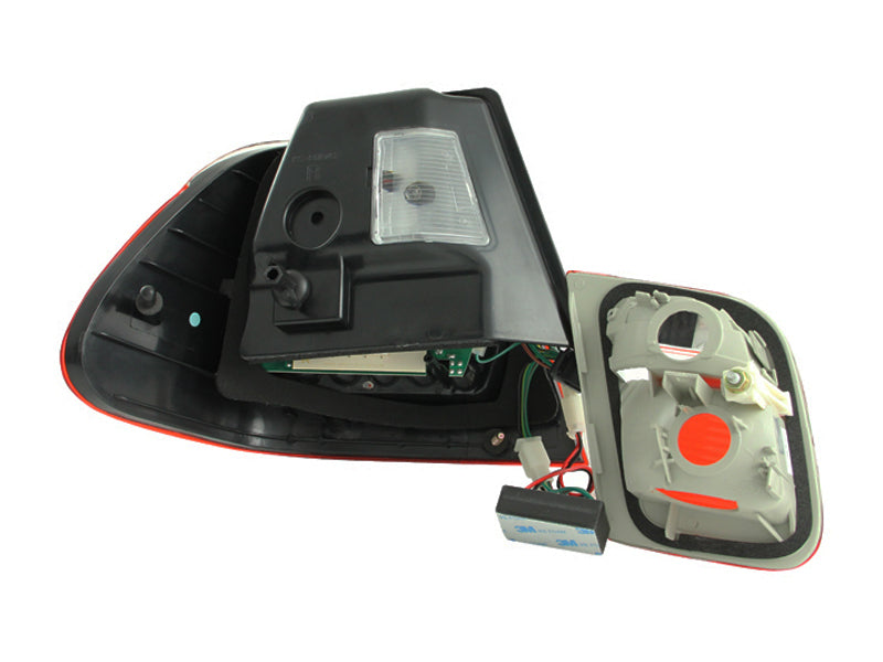 ANZO 2002-2005 4DR BMW 3 Series E46 LED Taillights Red/Smoke - GTR Auto