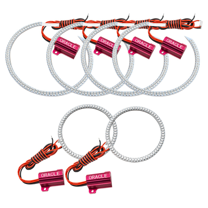 Oracle Dodge Charger 05-10 LED Triple Ring Halo Kit - White - GTR Auto