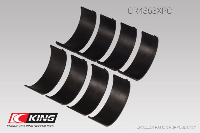 King Engine Bearings GM 134 DOHC Ecotec 2.2L (Size 1.0) Connecting Rod Bearing Set GCR4363XPC010