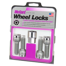 Load image into Gallery viewer, McGard Wheel Lock Bolt Set - 4pk. (Radius Seat) M12X1.5 / 17mm Hex / 20.6mm Shank Length - Chrome - GTR Auto