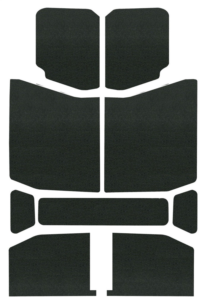 DEI 18-23 Jeep Wrangler JL 4-Door Boom Mat Headliner - 9 Piece - Black - GTR Auto
