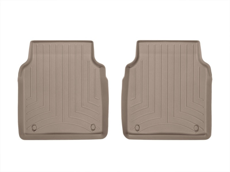 WeatherTech 11+ Audi A8 Rear FloorLiner - Tan - GTR Auto