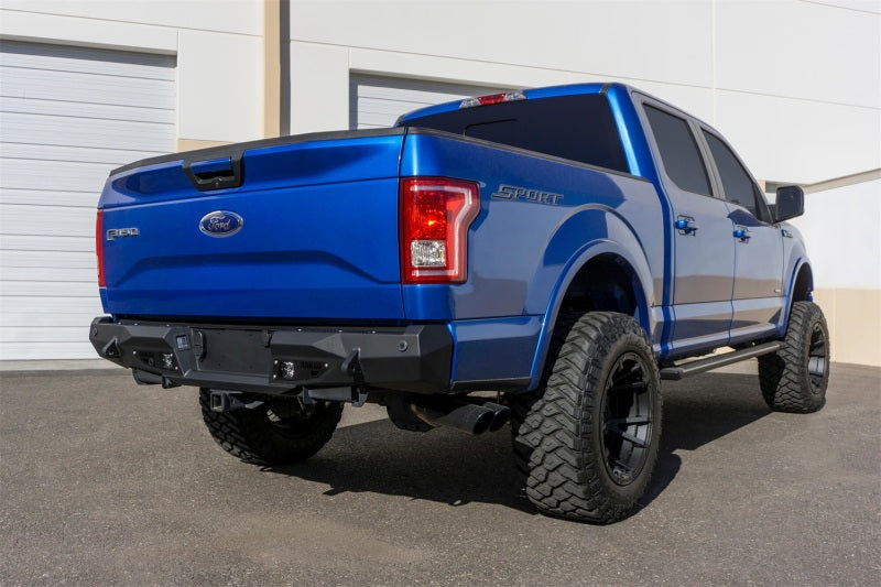 Addictive Desert Designs 15-18 Ford F-150 Stealth Fighter Rear Bumper w/ Backup Sensor Cutout - GTR Auto