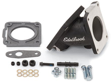 Load image into Gallery viewer, Edelbrock EFI Throttle Body Adaptor (Elbow) Ford Mustang 94-95 w/ Black Mini Texture Powder Coat 38353