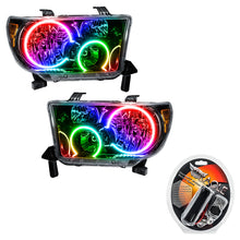 Load image into Gallery viewer, Oracle 07-11 Toyota Tundra Pre-Assembled Headlights - Black Housing - ColorSHIFT