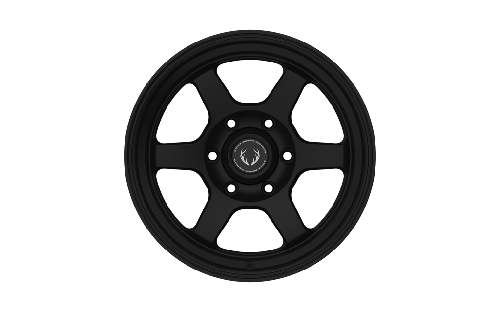 BH01 17X9 ET12 6X139.7 106.1 Cone Matt Black - GTR Auto