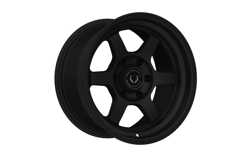 BH01 17X9 ET12 6X139.7 106.1 Cone Matt Black - GTR Auto