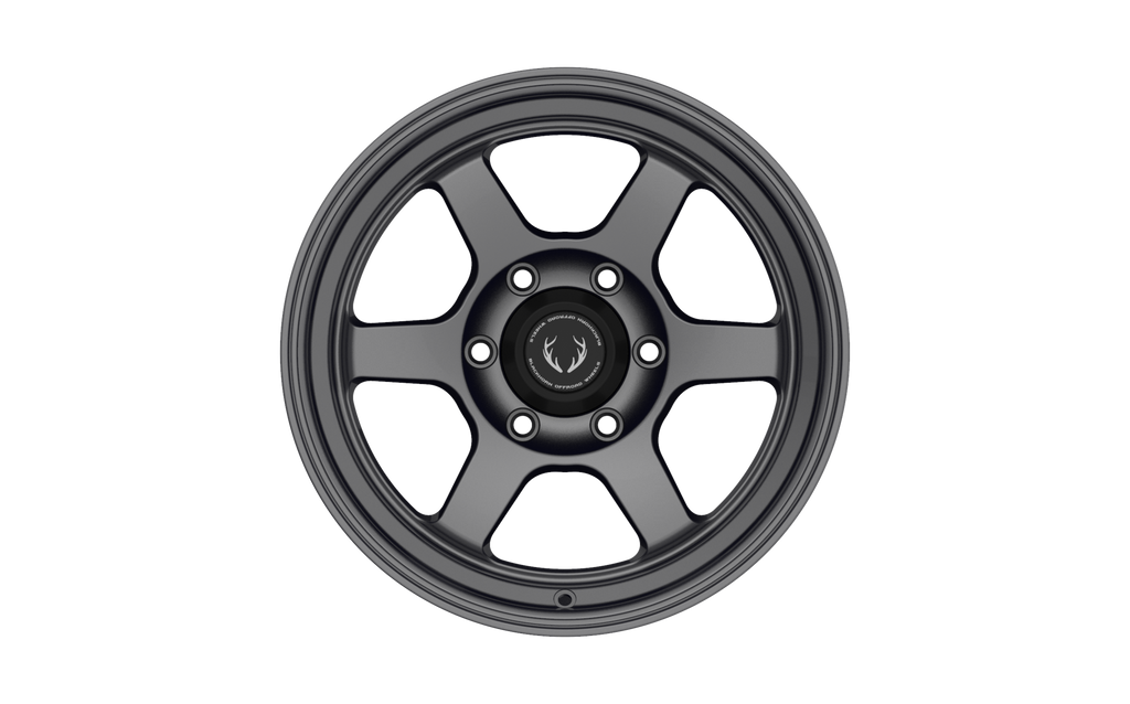 BH01 17X9 ET12 6X139.7 106.1 Cone Matt Gunmetal - GTR Auto