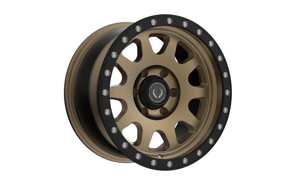 BH02 17X9 ET12 6X139.7 106.1 Cone Bronze / Black Lip - GTR Auto